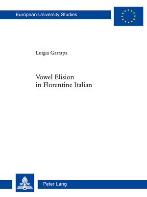 cover image of Vowel Elision in Florentine Italian